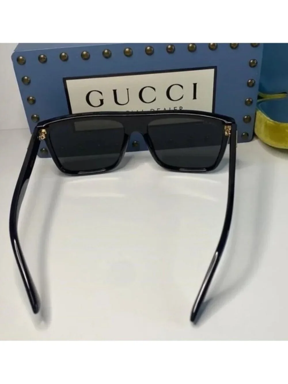 💯 - Authentic- New-GUCCI Grey /Black Browline Men's Sunglasses GG0748S 001 59 - Picture 8 of 15